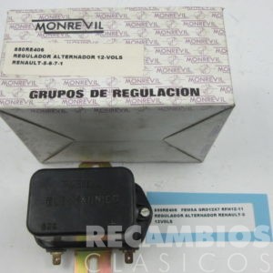 850RE406 REGULADOR ALTERNADOR RENAULT-5 GRO12X7 RFH12-11 12-VOLS (nuevo)