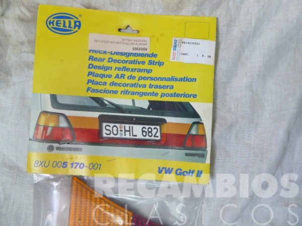 8505965 PORTAMATRICULAS VW GOLF-II