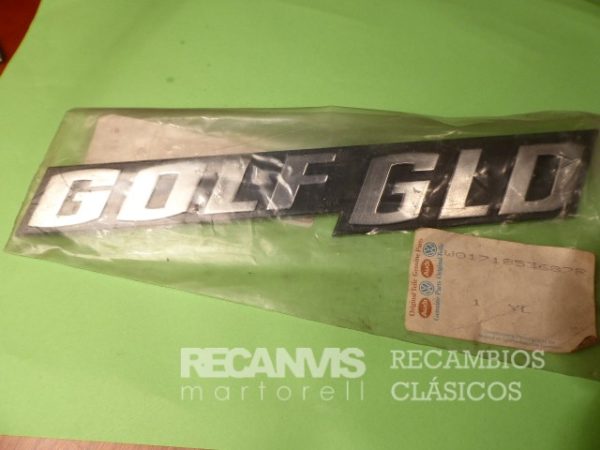 850 171853687R ANAGRAMA GOLF-GLD 210mm