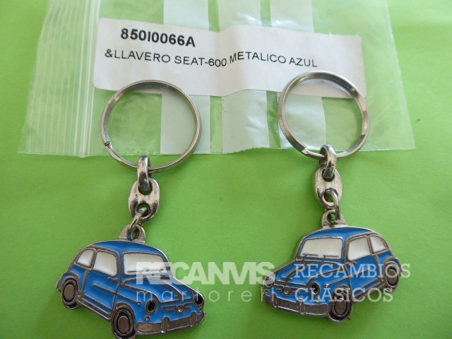 850I0066A LLAVERO SEAT-600 METALICO AZUL (unidad)