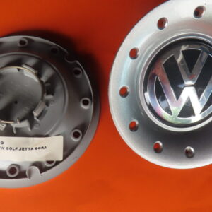 8501J0601149G TAPACUBOS TAPA CENTRAL RUEDA ALUMINIO TITANIO GRIS VOLKSWAGEN BORA GOLF 16" Diametro 165mm