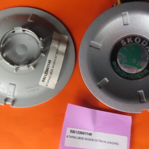 8501Z0601149 TAPACUBOS TAPA CENTRAL RUEDA ALUMINIO TITANIO GRIS SKODA OCTAVIA Diametro 157mm