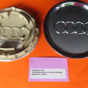8504B0601165J TAPACUBOS TAPA CENTRAL RUEDA ALUMINIO TITANIO GRIS AUDI A-4 A-6 A-8 Diametro 167mm