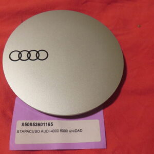 850853601165 TAPACUBOS TAPA CENTRAL RUEDA ALUMINIO TITANIO GRIS AUDI  80/90/Coupe Typo 81/85/100/200 Typo 44 4000 5000  Diametro 143mm