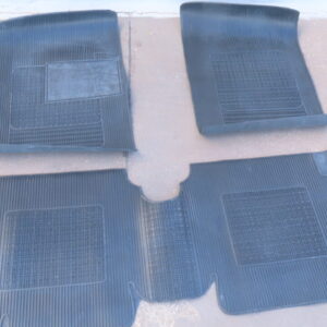 8503787 ALFOMBRAS SUPLETORIAS RENAULT-18 GOMA NEGRAS JUEGO