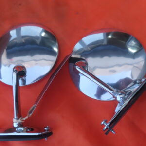 8507809 ESPEJOS RETROVISOR CROMADO PUERTA ALETA GUARDABARROS JUEGO de DOSUNIVERSAL