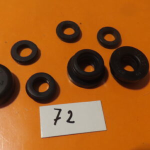 SEID1072 KIT JUEGO GOMAS BOMBA doble circuito FRENO SEAT-127 PANDA RITMO RONDA (Version SEAT) 19.5mm Diametro