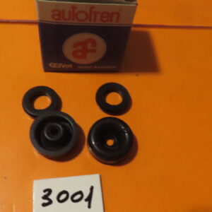 SEID3001 KIT JUEGO GOMAS BOMBIN CILINDRO FRENO SEAT-600 Normal Delantero y Trasero 19mm Diametro