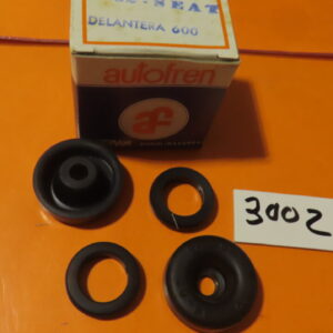 SEID3002 KIT JUEGO GOMAS BOMBIN CILINDRO FRENO Delantero SEAT-600-D SEAT-133 SEAT-850 Delantero 22,22mm Diametro