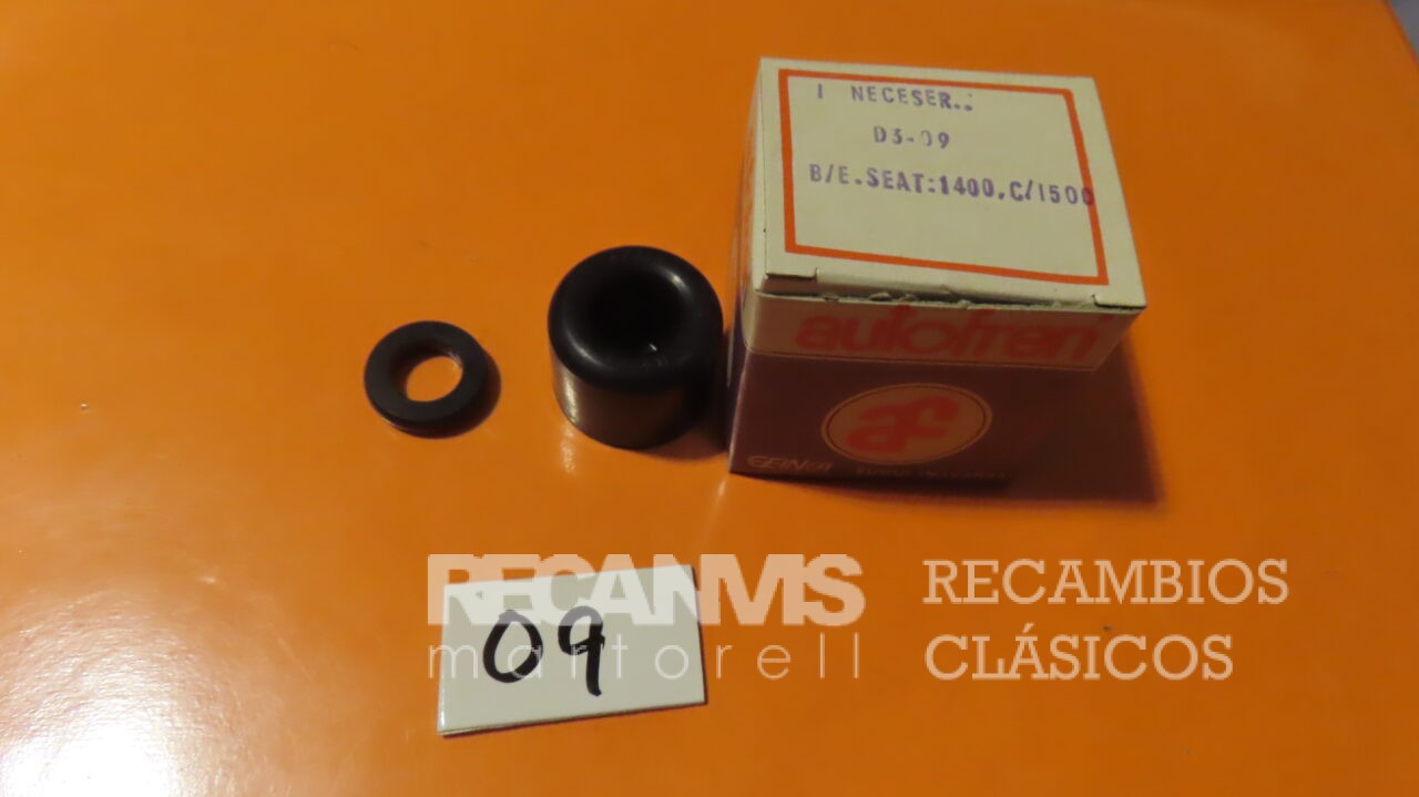 SEID3009 KIT GOMAS BOMBIN CILINDRO RECEPTOR EMBRAGUE LADA NIVA SEAT-1400-A-B-C SEAT-1500 19mm Diametro