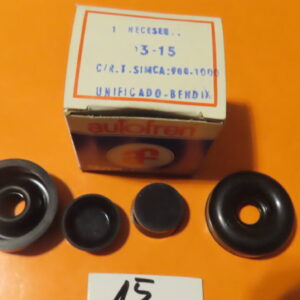 SEID3015 KIT GOMAS BOMBIN CILINDRO FRENO SIMCA 900 1000 SKODA TRASERO 19m