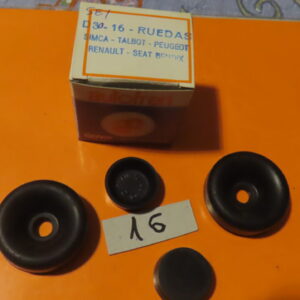 SEID3016 KIT GOMAS BOMBIN CILINDRO FRENO RENAULT PEUGEOT SIMCA TSLBOT TRASERO 22mm Diametro