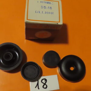 SEID3018 KIT GOMAS BOMBIN CILINDRO FRENO DODGE TRASERO 23,8mm Diametro