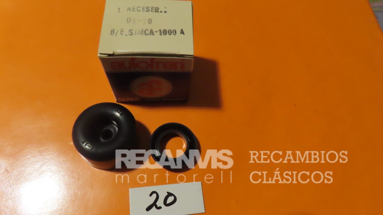 SEID3020 KITGOMAS BOMBIN CILINDRO Receptor Embrague SIMCA-1000 25,4mm Diametro