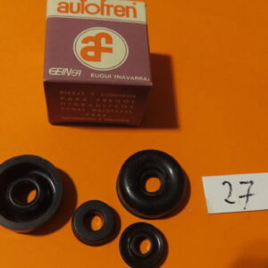 SEID3027 JUEGO GOMAS BOMBIN CILINDRO FRENO TRASERO SIMCA-1000 SIMCA-1200  19mm Diametro