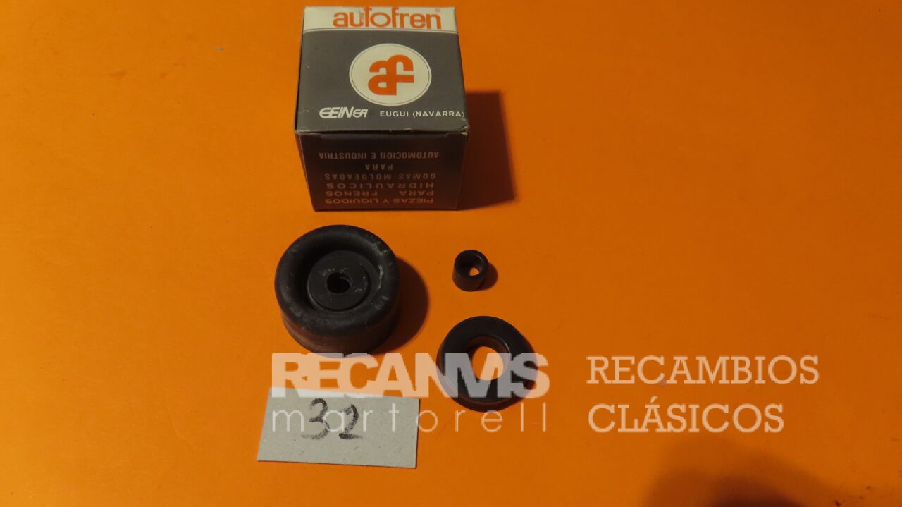 SEID3032 KIT GOMAS BOMBIN CILINDRO RECEPTOR EMBRAGUE SIMCA-1000 1200 25,4mm Diametro Tipo GIRLING