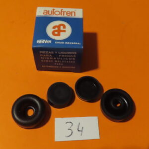 SEID3034 KIT JUEGO GOMAS BOMBIN CILINDRO FRENO DELANTERO RENAULT-4 hasta Abril 1967 23,8mm Diametro