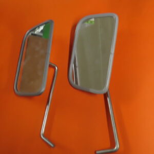 8500753C ESPEJOS PUERTAS IZQUIERDO DERECHO CITROEN AKA 400-S DYANE-6 400 Furgoneta Para Soporte en EL AGUJERO ACERO INOXIDABLE