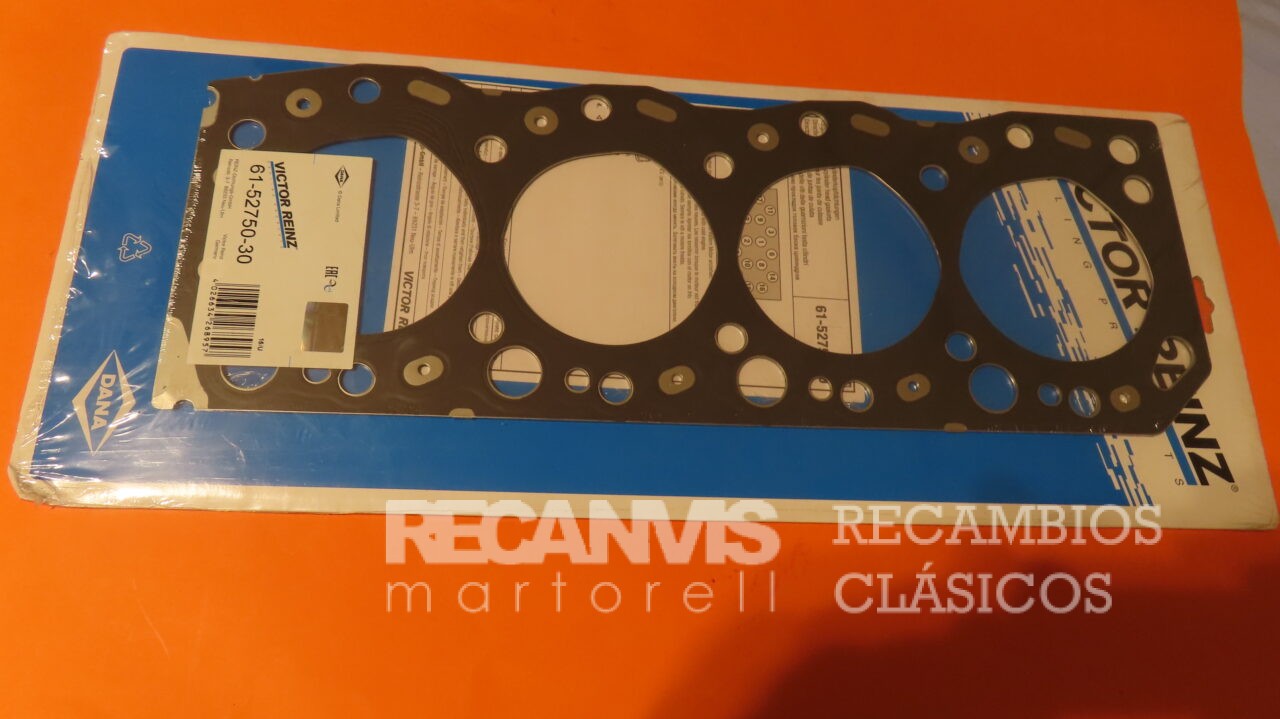 REI61-52750-30 JUNTA CULATA TOYOTA HILUX  LAND-CRUISER DYNA HIACE  VW TARO TARO 2.4 D 79cv [07/1994 - 03/1997] TARO 2.4 D 4x4 79cv [07/1994 - 03/1997] TARO 2.4 D 80cv [09/1991 - 07/1994] TARO 2.4 D 83cv [06/1989 - 03/1997] TARO 2.4 D 4x4 83cv [04/1989 - 03/1997]