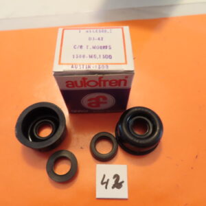 SEID3042 JUEGO GOMAS BOMBIN CILINDRO FREO TRASERO MORRIS-1300 MG-1300 AUSTIN VICTORIA 20,32mm Sistema LOCKHEED