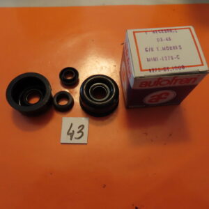 SEID3043 JUEGO GOMAS BOMBIN CILINDRO FRENO TRASERO MORRIS MINI-1000 1275-GT  15,90mm Sistema LOCKHEED