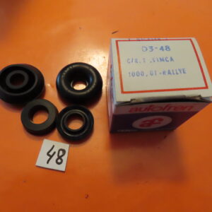 SEID3048 JUEGO GOMAS BOMBIN CILINDRO FRENO TRASERO SIMCA-1000 G RALLYE 23,81mm