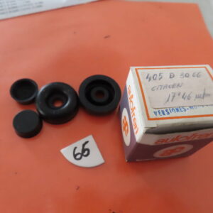 SEID3066 JUEGO GOMAS BOMBIN CILINDRO FRENO TRASERO 17,46mm Para Liquido Frenos DOT-4  CITROEN 2-CV AZAM DYANE