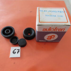 SEID3067 JUEGO GOMAS BOMBIN CILINDRO TRASERO 15mm FORD FIESTA 950 1100 Hasta JULIO 1983