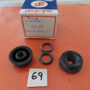 SEID3068 JUEGO GOMAS BOMBIN CILINDRO TRASERO 16mm para LIQUIDO LHM CITROEN C-8 AMI-8