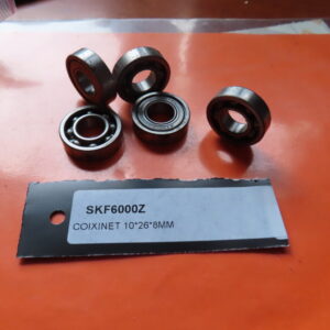 SKF6000Z RODAMIENTO COJINETE BOLAS 12x28x8mm 6000Z TAPADO POR UN LADO