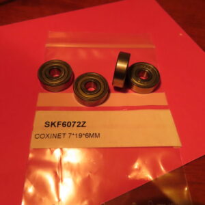 SKF6072Z  RODAMIENTO COJINETE BOLAS 7x19x6mm 607-ZZ TAPADO