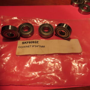 SKF6092Z RODAMIENTO COJINETE BOLAS 9x24x7mm 609-ZZ TAPADO