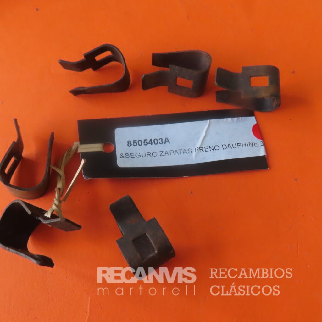 8505403A GRAPA SUJECCION ZAPATAS MORDAZAS DE FRENO RENAULT DAUPHINE GORDINI ONDINI RENAULT-4 RENAULT-8 Corta 34mm