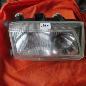 VAL086231 OPTICA FARO DERECHO SEAT IBIZA CORDOBA hasta 1998 PARA 2-LAMPARAS H-1 Electrica Con MOTOR Para Graduar FARO