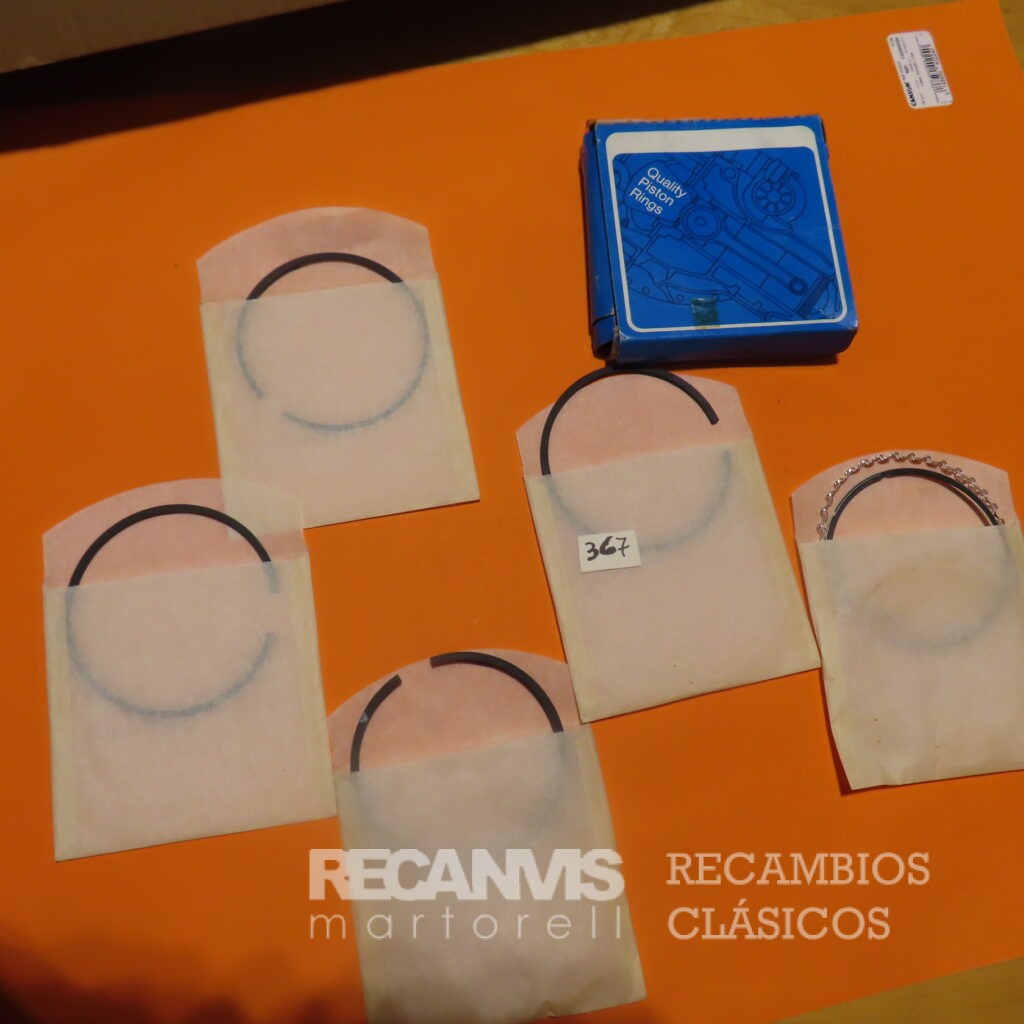 85050367 SEGMENTOS AROS BARREIROS EB4 EB5 PERKINS 4,152 4,203 6,305 STD 91,48mm 2,38+2,38+2,38+6,35 6,35 Juego 1-PISTON