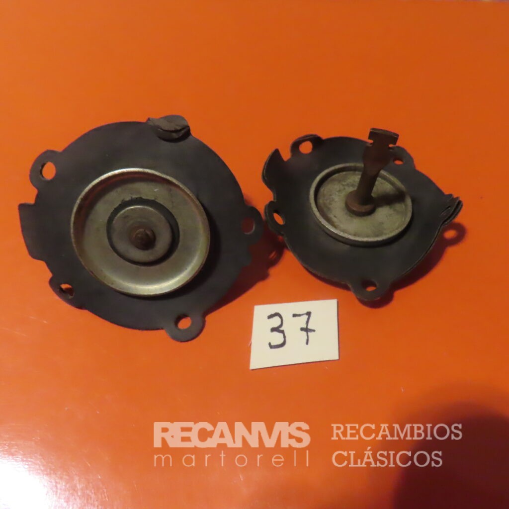 8507237 MEMBRANA BOMBA GASOLINA GAS-OIL 5-AGUJEROS 58mm Diametro 33mm ENTRE AGUJEROS 37mm ALTURA TOTAL