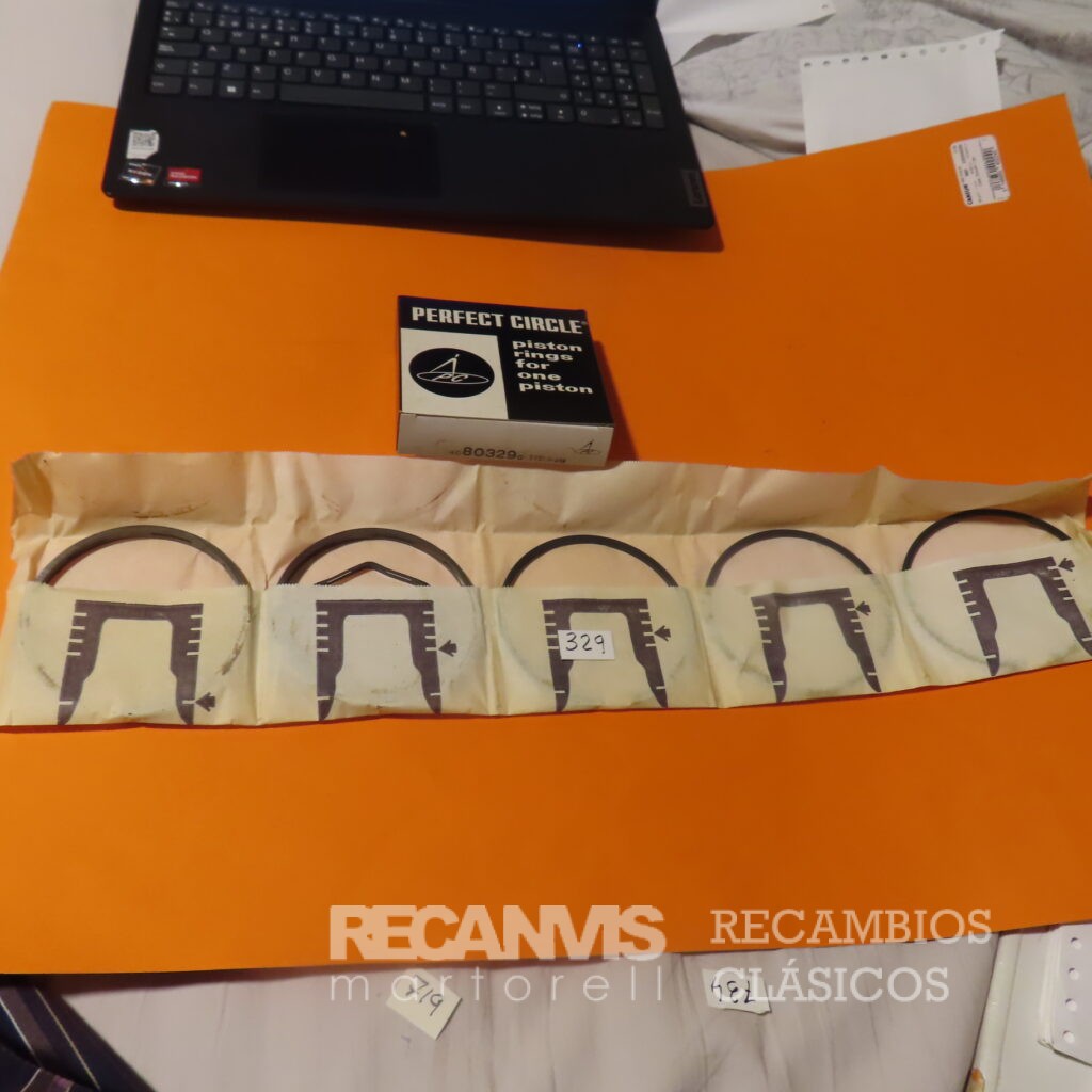 85080329 SEGMENTOS AROS PERKINS Motor P-3/144  P-4/149  P-6/288   88,92mm Diametro