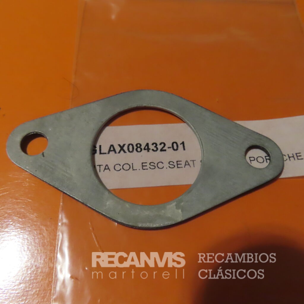 GLAX08432-01 JUNTA COLECTOR ESCAPE SEAT IBIZA SYSTEM PORSCHE