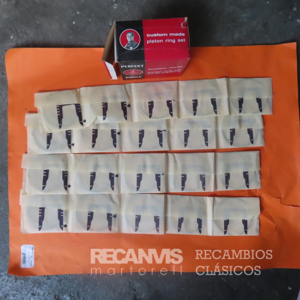85052534 SEGMENTOS AROS PERKINS 4.108 Diametro 79,37mm Grueso 1,98+1,59+1,59+3,17+4,76mm Juego 4-Pistones