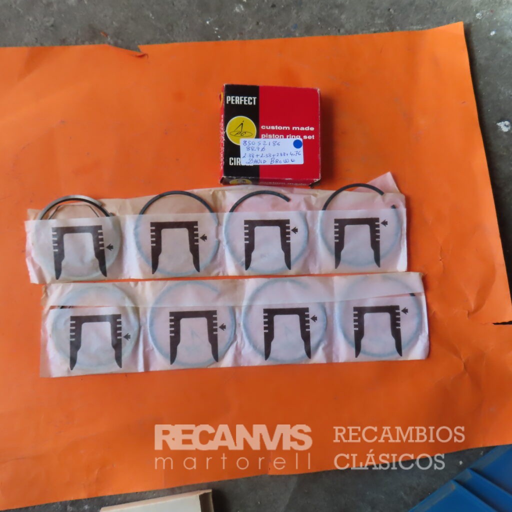 85052186 SEGMENTOS AROS DAVID BROWW TRACTOR Serie 25D Mod 2-cilindros AD 4/36 4-cilindros diesel desde 1951 (Juego para 2-Pistones SAVA-213