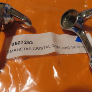 8507253 MANETAS MANECILLAS CRISTAL GIRATORIO SEA-1500 CROMADAS JUEGO