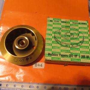 850C4546 TURBINA BOMBA AGUA PEGASO 352HP 306HP Con Nucleo de estopada de ACERO INOX 114mm Diametro Agujero Rosca 14x150mm Altura 34mm Total