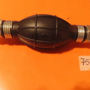 TRI311755 BOMBA MANCHADOR CEVADO GASOLINA GAS-OIL PARA INTERCALAR EN TUBO de Salida Deposito 8mm (Universal Vehiculos Clasicos) Con 2-Valvulas Antirretorno)