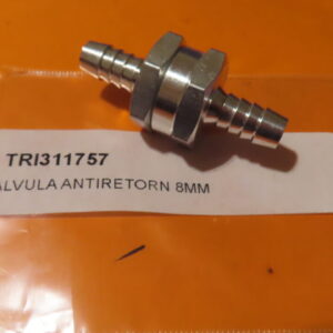 TRI311757 VALVULA ANTIRETORNO GASOLINA y GAS-OIL PARA TUBO 8mm (Universal)