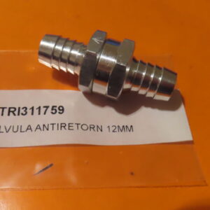 TRI311758 VALVULA ANTIRETORNO GASOLINA y GAS-OIL PARA Intercalar TUBO 12mm (Universal)