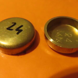 TRI322924 TAPON de CAZOLETA BLOQUE Motor CULATA diametro 24mm de METAL (Precio Unidad)