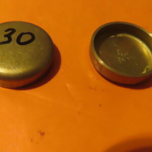 TRI322935TAPON de CAZOLETA BLOQUE Motor CULATA diametro 30mm de METAL (Precio Unidad)