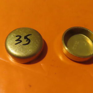 TRI322943 TAPON de CAZOLETA BLOQUE Motor CULATA diametro 35mm de METAL (Precio Unidad)