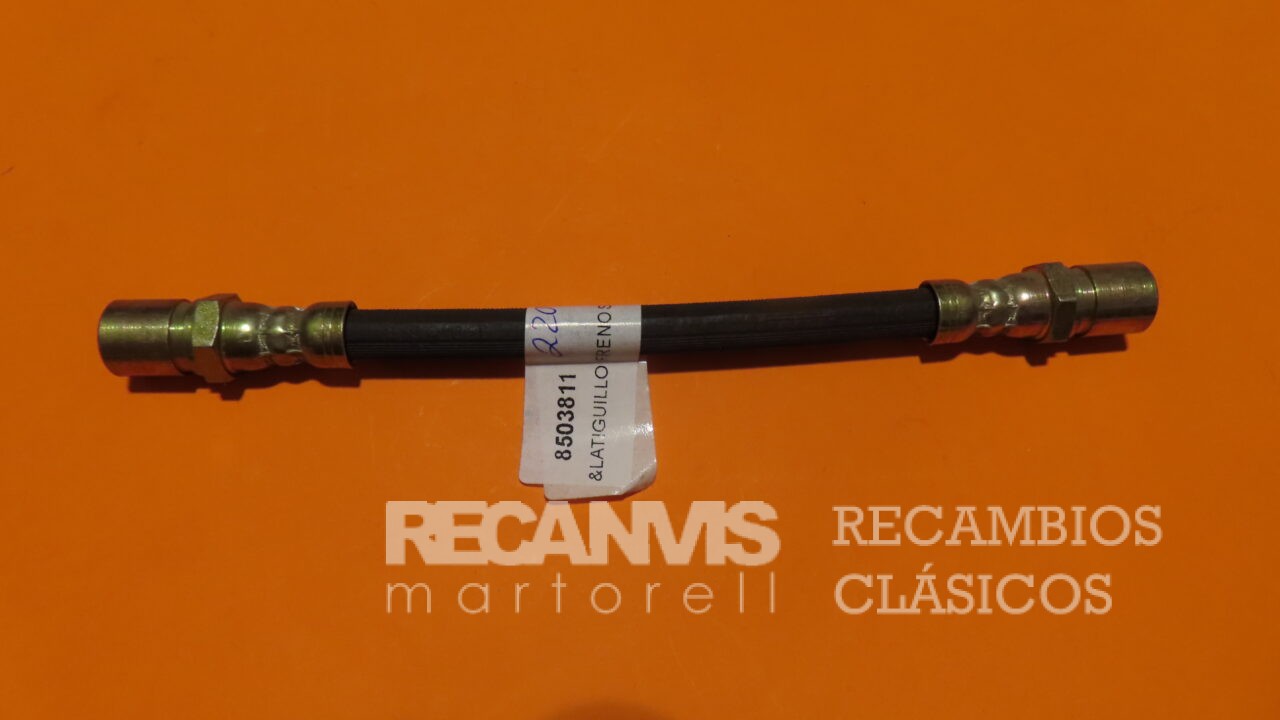 8503811 LATIGUILLO TUBO FRENO TRASERO SEAT-600L SEAT-850 LARGO 200mm Rosca 10x100mm Conico Interior