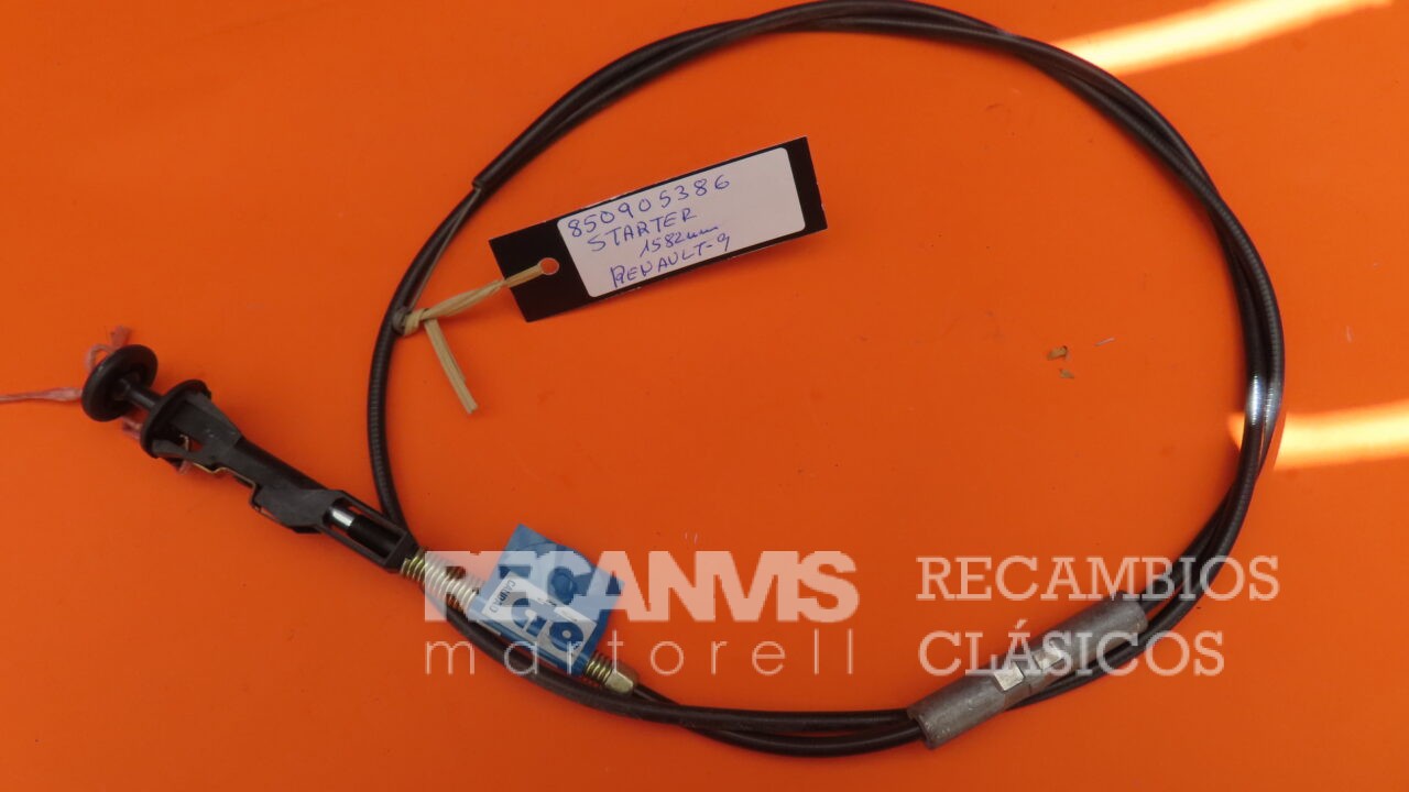 850905386 CABLE RENAULT-9 STARTER Con Luz LARGO1582mm  7702144383